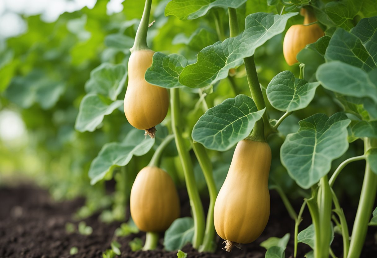 Butternut Squash Growing Stages