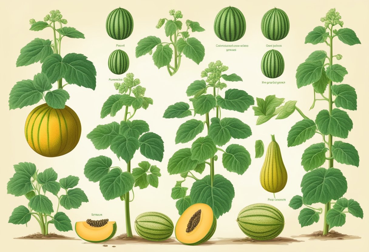 Cantaloupe Plant Growth Stages