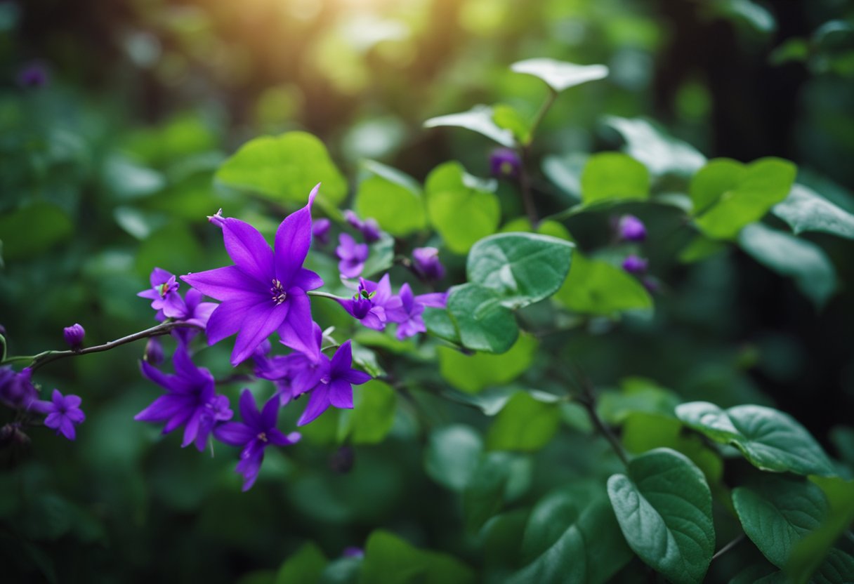 10 Stunning Varieties of Vine Plant With Purple Flowers