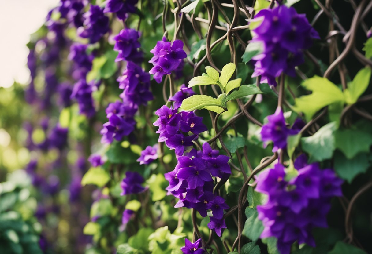 10 Stunning Varieties of Vine Plant With Purple Flowers