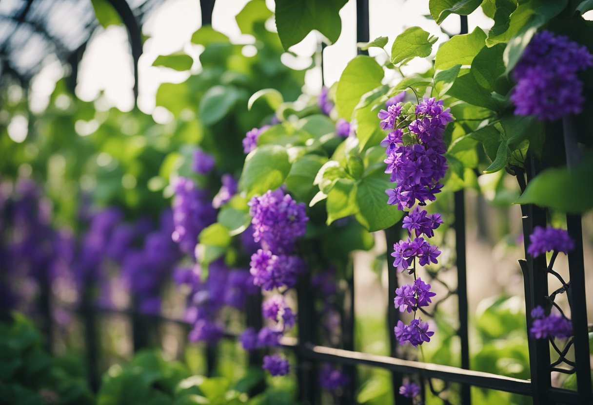 10 Stunning Varieties of Vine Plant With Purple Flowers