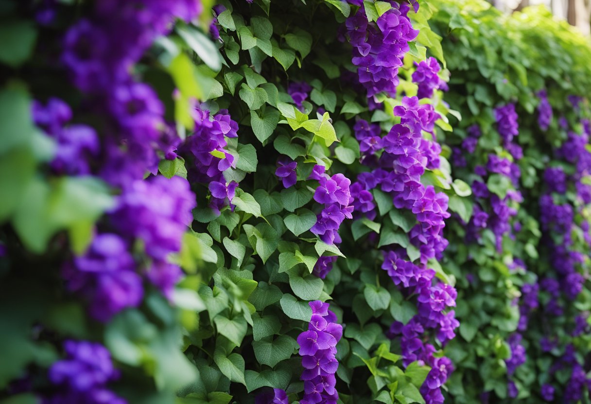 10 Stunning Varieties of Vine Plant With Purple Flowers