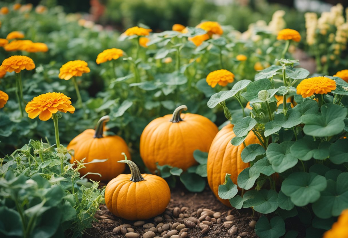 Pumpkin Companion Plants