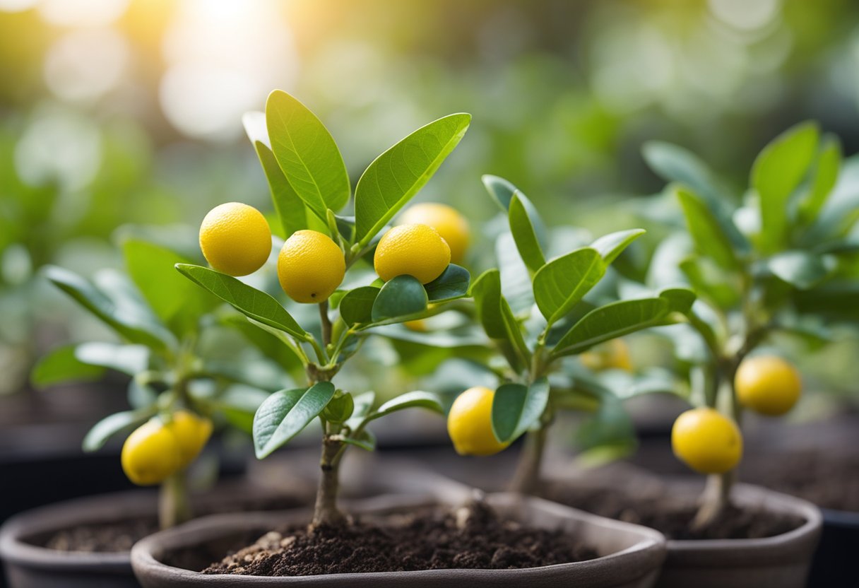 Meyer Lemon Tree Growth Stages